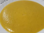 Una foto de pure de calabacin