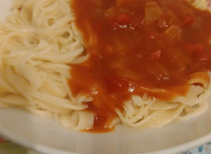 Una foto de Tallarines caseros