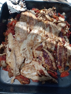 Una foto de Bifes de corvina rubia al disco