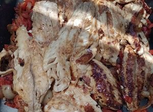 Una foto de Bifes de corvina rubia al disco