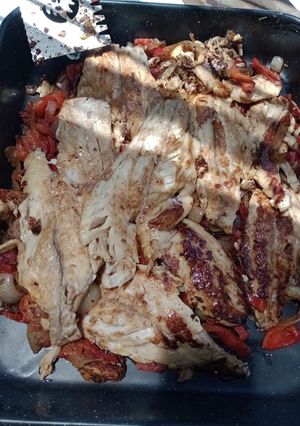 Una foto de Bifes de corvina rubia al disco