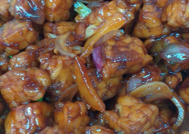 Resep Tempe saos tiram yang Enak