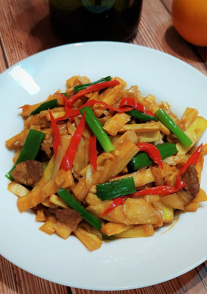 炒桂竹筍 ⭐ 家常料理 的食譜成品照片