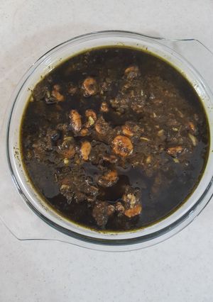عکسی از دستور قلیه میگو