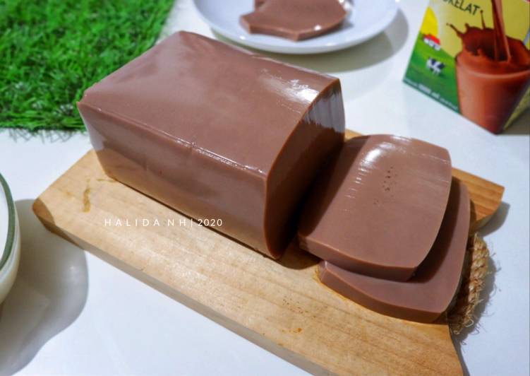 Puding Susu Coklat
