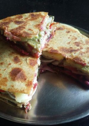 A picture of Bombay Chapati Sandwich.
