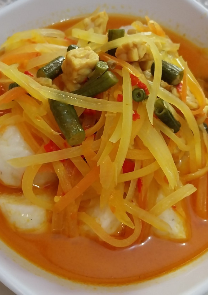 Foto resep 95 ♡ Lontong sayur betawi pepaya muda ♡