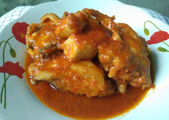 Langkah Mudah untuk Menyiapkan 56. Ayam Bumbu Rujak, Bikin Ngiler