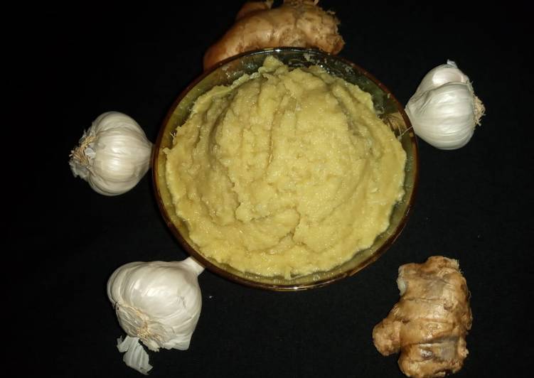 How to Make Super Quick Homemade Ginger garlic paste