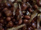 Kering tempe, kacang & teri endul