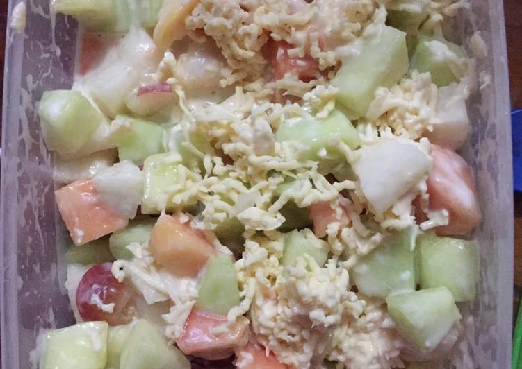 Cara Muda Membuat Membuat Makanan Enak Salad Buah Diet