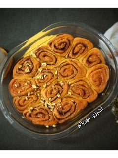 عکسی از دستور شیرینی رول دارچینی با روش ساده
