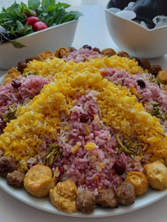 عکسی از دستور آلبالو پلو