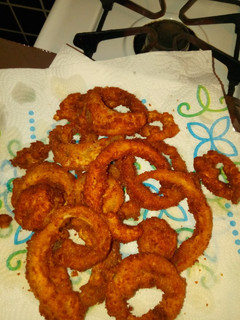 A picture of Crunchy Onion Rings.