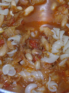 Una foto de Bacalao con fideos del nono Nilo