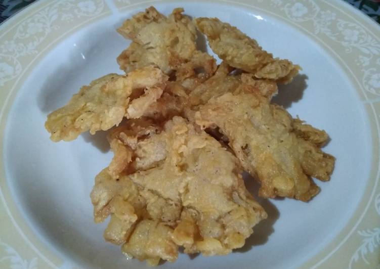 Resep Jamur crispy simpel enak (Hanya 2 bahan saja) Anti Gagal