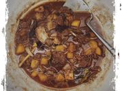 Gambar semur daging santan