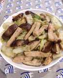 Sauteed Cabbage with Vietnamese Sausage