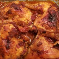 A picture of Easy homemade chipotle bourbon bbq sauce.