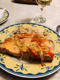 Salmón en salsa de coco 🥥