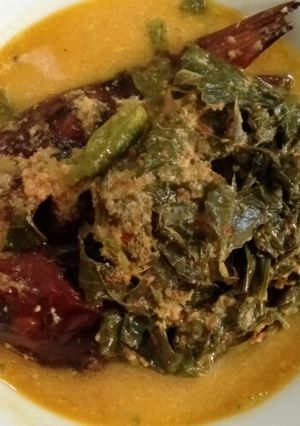 Foto resep Gulai ikan salai pucuk ubi