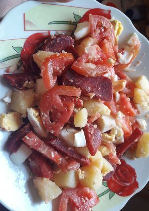 Una foto de Ensalada con remolacha