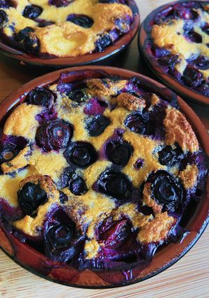Une photo de Gratin de myrtilles