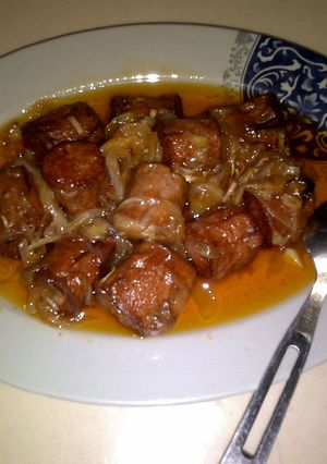 Foto resep sosis asam manis