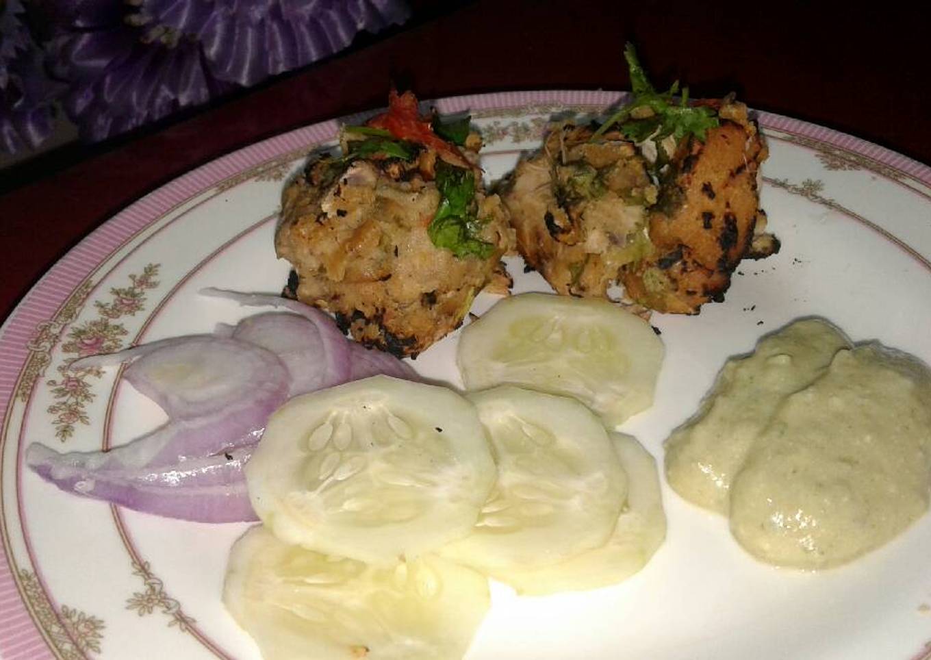 #Chicken banzara kebabs