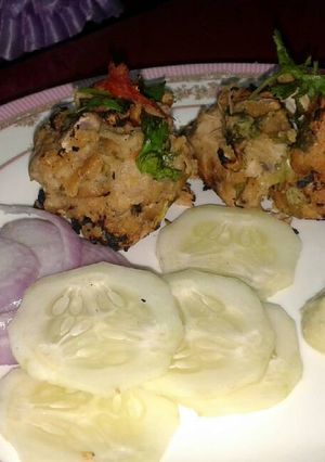 A picture of #Chicken banzara kebabs.