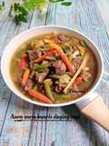 Asem asem buncis daging sapi