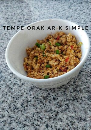Foto resep Tempe orak arik simple
