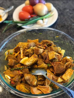 A picture of Curry Lamb/ Goat Which you can gain access to.