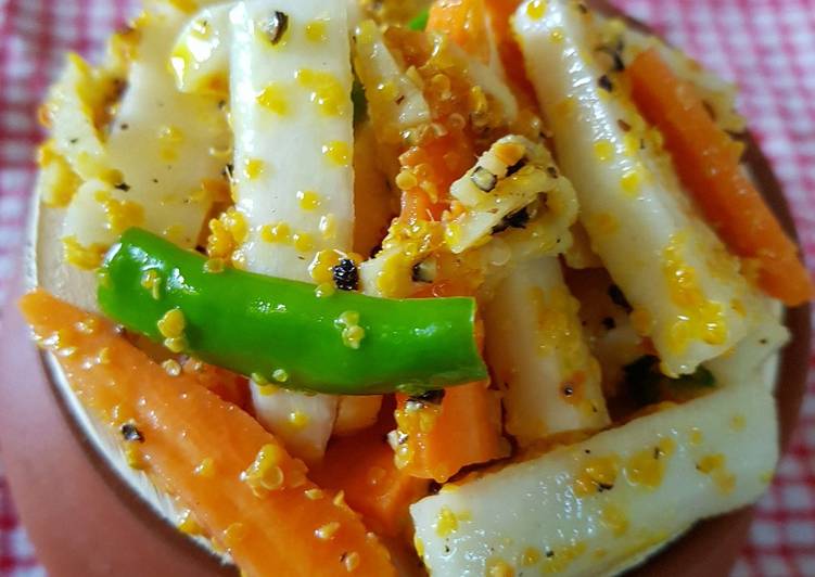 Quick Tips Radish-carrot pickle