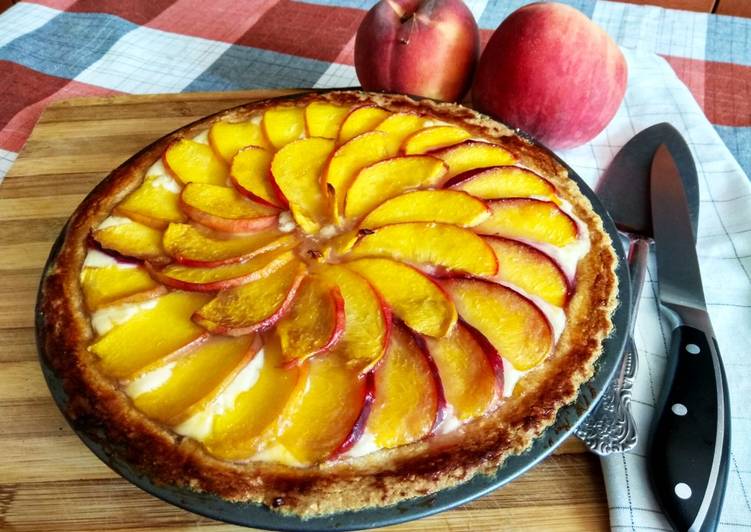 Tarta de melocotón