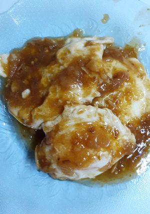 Foto resep 38. Telor ceplok saus tiram