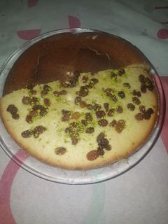 عکسی از دستور کیک دو تخم مرغی وانیلی