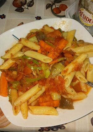صورة لوصفة Vegiterian pasta معكرونة ايطالي