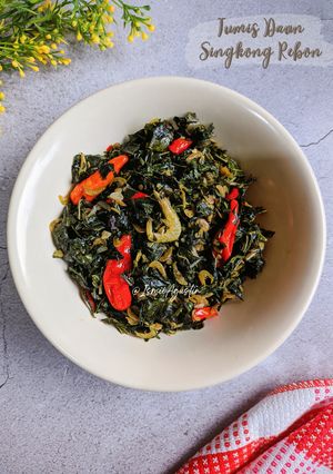 Foto resep Tumis Daun Singkong Rebon