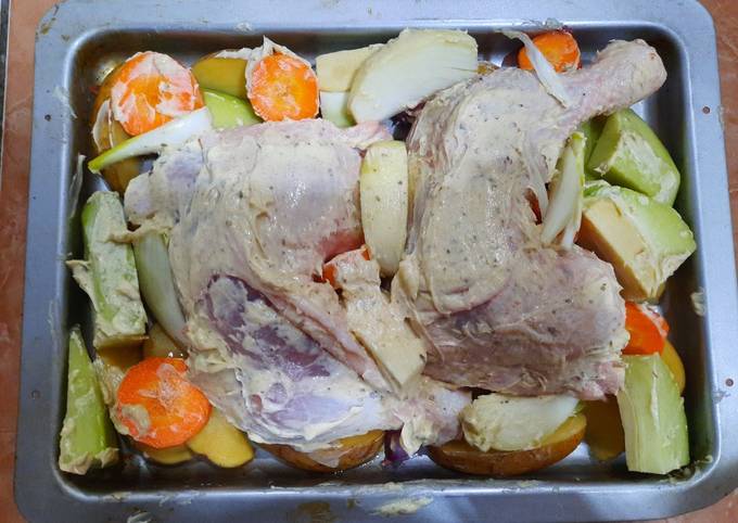 Ternyata begini lho! Resep membuat Ayam Oven Yummy  sesuai selera