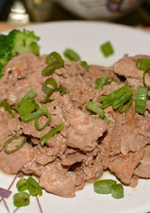 軟嫩鮮美梅花肉片 的食譜成品照片
