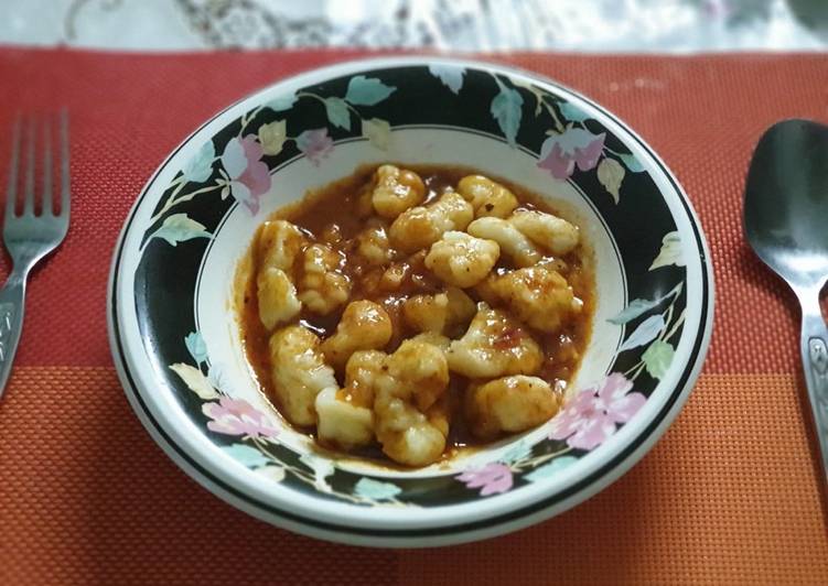 Resep Homemade Gnocci (Pasta) + Saos, Enak Banget