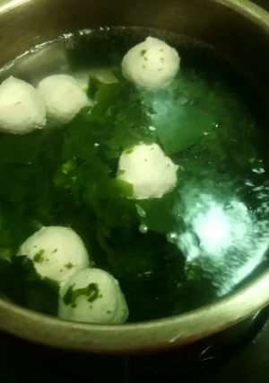紫菜魚丸湯   #好料日記 的食譜成品照片