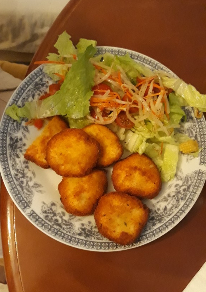 Una foto de Nugget de pollo y queso(en Thermomix)