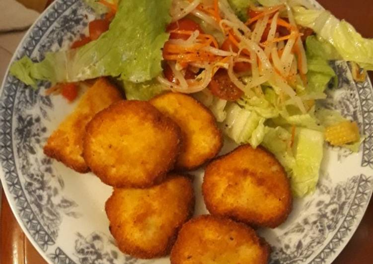 Nugget de pollo y queso(en Thermomix)