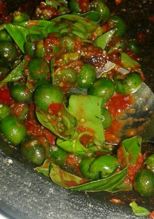 Foto resep Karedok leunca merah