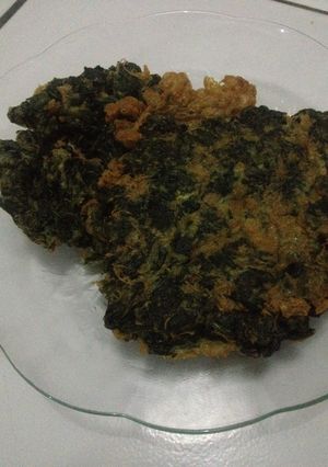 Foto resep Telur dadar daun singkong