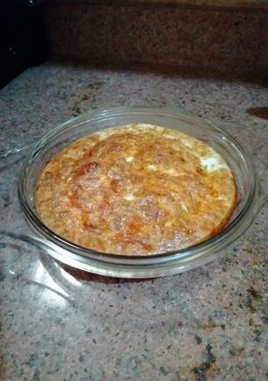 A picture of Egg and Mozzarella Pie.