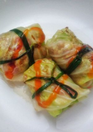 Hình của món [KETO] Cải cuốn thịt bò.