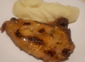 Una foto de Costillitas de cerdo a la mostaza